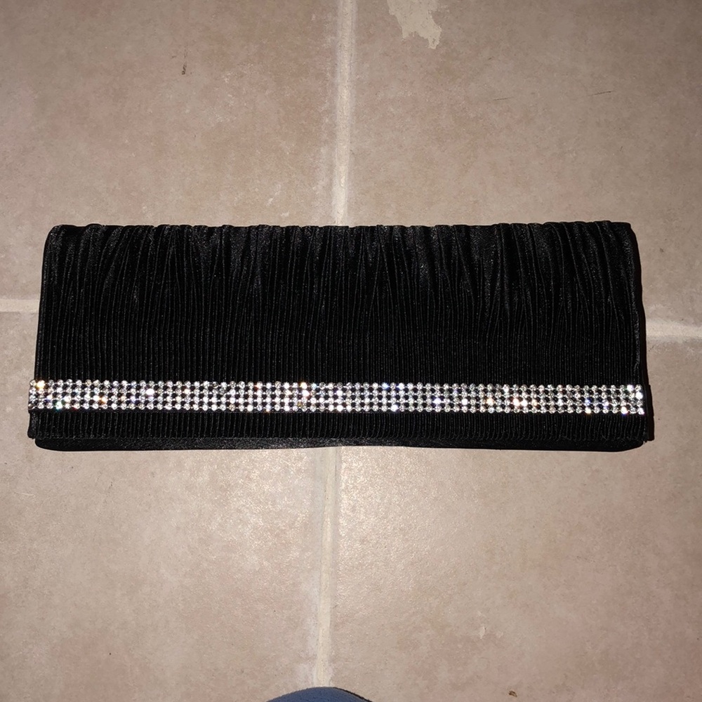 NWT black clutch